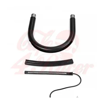 cafe 4 racer - Cafer Racer universal rear frame 17cm with led insert  - Cafe4Racer DYI Subframes & Baseplates 