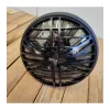 cafe 4 racer - 7,7" matně černá mřížka LED světlometů Union Jack  Grill - MAX-INC  Světla LED 