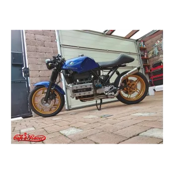 cafe 4 racer - 4to1 výfukové koleno BMW K100 SCRAMBLER B - Cafe4Racer K100 výfukové diely 