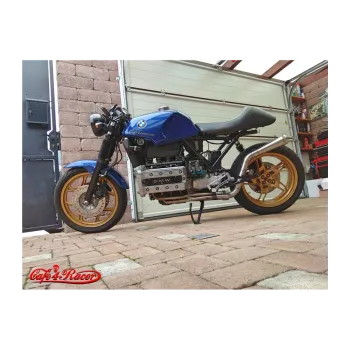cafe 4 racer - 4to1 výfukové koleno BMW K100 SCRAMBLER B - Cafe4Racer K100 výfukové diely 