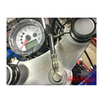 cafe 4 racer - Top triple tree clamp upper / fork yoke for K75/K100 RS RT LT (82-90) LOGO K100RS - Cafe4Racer BMW K75 K100  41,3mm 