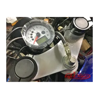 cafe 4 racer - Top triple tree clamp upper / fork yoke for K75/K100 RS RT LT (82-90) LOGO K100RS - Cafe4Racer BMW K75 K100  41,3mm 