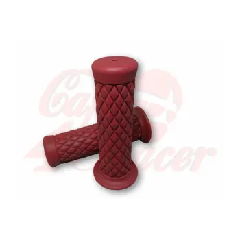 cafe 4 racer - TPR Soft rukoväte pre 1 inch riaditká tmavo červená - Cafe4Racer 25,4mm & 1 inch  4054783257270