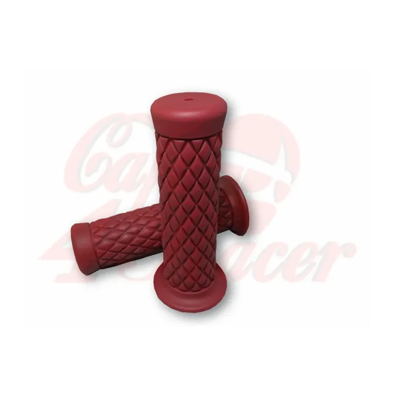 cafe 4 racer - TPR Soft rukoväte pre 1 inch riaditká tmavo červená - Cafe4Racer 25,4mm & 1 inch  4054783257270