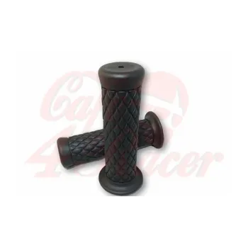 cafe 4 racer - Měkké rukojeti TPR pro 1palcová řídítka černé - Cafe4Racer 25,4mm & 1 inch  4054783257249