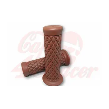 cafe 4 racer - TPR Soft grips for 1 inch handlebars brown - Cafe4Racer 25,4mm & 1 inch 4054783257256
