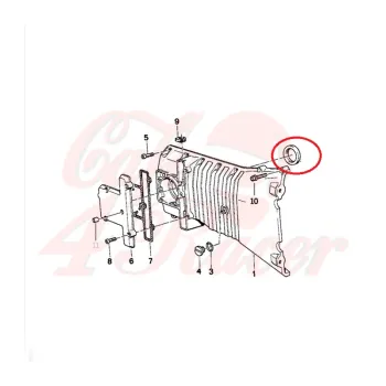 cafe 4 racer - BMW R/K Těsnění hřídele motoru náhrada  11147654531 - Cafe4Racer Seals 12010919