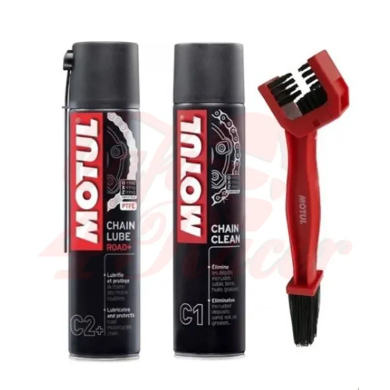 cafe 4 racer - MOTUL CHAIN KIT C1 cleaner C2+ Chain Lube - MOTUL Grease & Chain 