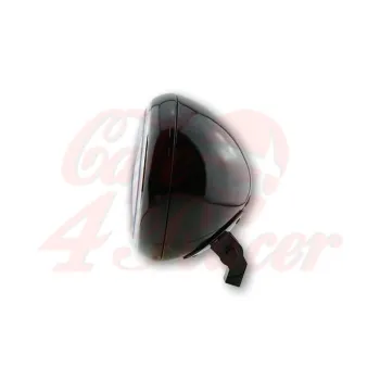 cafe 4 racer - SHIN YO 7 inch YUMA 2 main headlight, shiny black - Shin Yo Headlights bottom mount 4054783254675