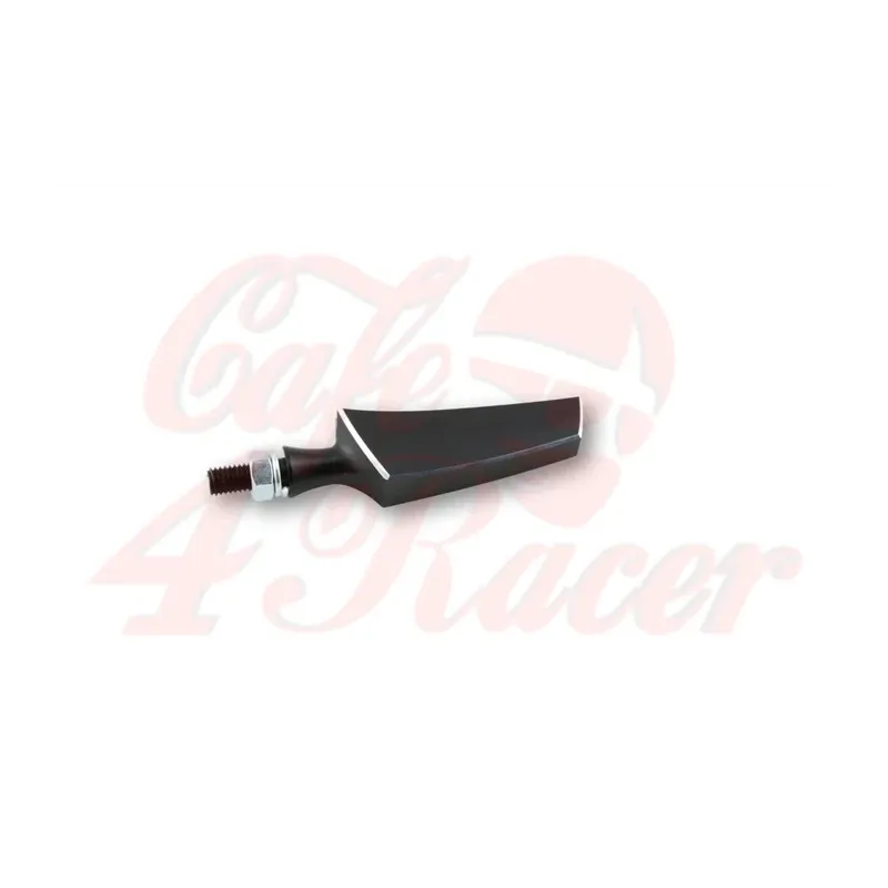 cafe 4 racer - HIGHSIDER LED sequence-indicator STS 1, black 2C anodized, smoke lens, E-marked - Highsider Running light LED turn signal 4054783241712