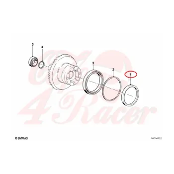cafe 4 racer - BMW R/K Tesnenie hriadeľa koncový prevod OEM 33121241938 -  Simeringy 33121241938