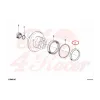 cafe 4 racer - BMW R/K Koncové těsnění hřídele OEM 33121241938 -  Seals 33121241938