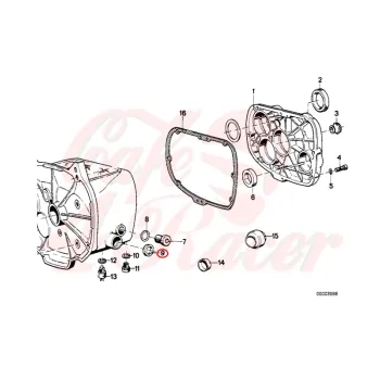 cafe 4 racer - BMW R/K Těsnění hřídele 23121451027 -  Seals 23121451027