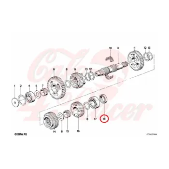 cafe 4 racer - BMW K Těsnění převodovky 23121451024 -  Seals 