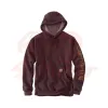cafe 4 racer - Carhartt Signature logo mikina s kapucňou port - Carhartt Mikiny s kapucňou 