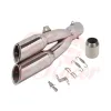 cafe 4 racer - TS Thunder Slash Silver right - Cafe4Racer Mufflers 