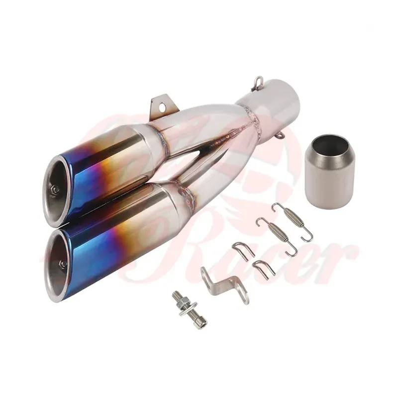 cafe 4 racer - TS Thunder Slash Rainbow right - Cafe4Racer Mufflers 