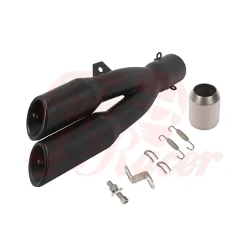 cafe 4 racer - TS Thunder Slash Full  Black right - Cafe4Racer Mufflers 