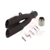 cafe 4 racer - TS Thunder Slash Full  Black right - Cafe4Racer Mufflers 