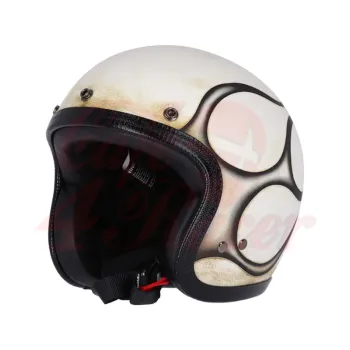 cafe 4 racer - 13 1/2 Přilba Skull bucket matná černá - 13 1/2 Company 13 1/2 Skull  