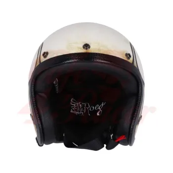 cafe 4 racer - 13 1/2 Skull bucket helmet crash hat - 13 1/2 Company 13 1/2 Skull 