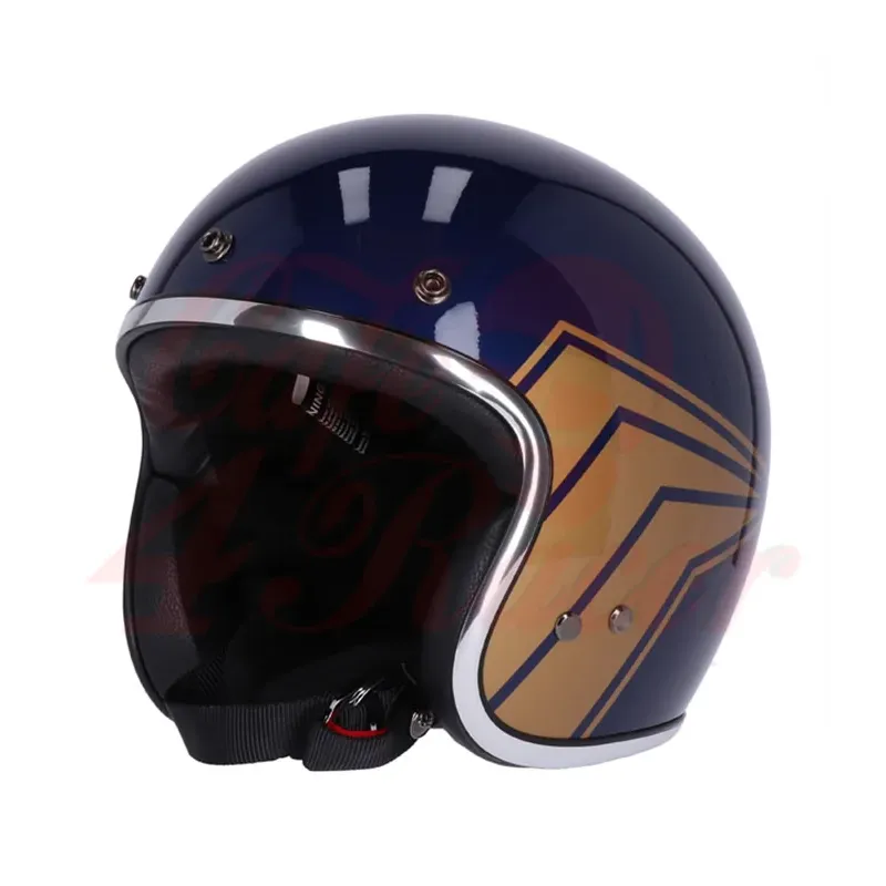 cafe 4 racer - 13 1/2 Skull bucke modrá - 13 1/2 Company 13 1/2 Skull  