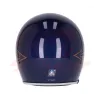 cafe 4 racer - 13 1/2 Skull bucket helmet crash blue - 13 1/2 Company 13 1/2 Skull 