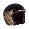 cafe 4 racer - 13 1/2 Skull bucket helmet gloss black - 13 1/2 Company 13 1/2 Skull 