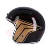 cafe 4 racer - 13 1/2 Skull bucket helmet gloss black - 13 1/2 Company 13 1/2 Skull 
