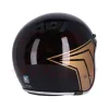 cafe 4 racer - 13 1/2 Skull bucket helmet gloss black - 13 1/2 Company 13 1/2 Skull 