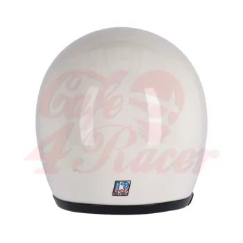 cafe 4 racer - 13 1/2 Skull bucket  vintage biela - 13 1/2 Company 13 1/2 Skull  
