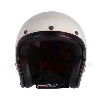 cafe 4 racer - 13 1/2 Skull bucket  vintage biela - 13 1/2 Company 13 1/2 Skull  
