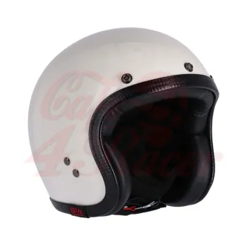 cafe 4 racer - 13 1/2 Skull bucket  vintage biela - 13 1/2 Company 13 1/2 Skull  