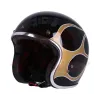 cafe 4 racer - 13 1/2 Lebka kbelík helma plameny zlatá - 13 1/2 Company 13 1/2 Skull 