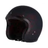 cafe 4 racer - 13 1/2 Skull bucket helmet matt black - 13 1/2 Company 13 1/2 Skull 