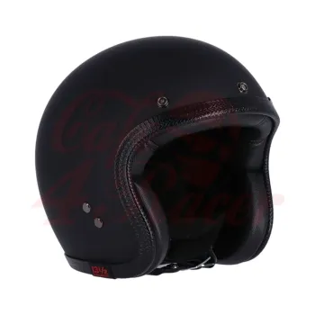 cafe 4 racer - 13 1/2 Prilba Skull bucket matná čierna - 13 1/2 Company 13 1/2 Skull  