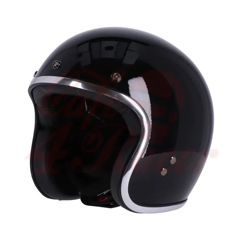 cafe 4 racer - 13 1/2 Kbelíková přilba s lebkou černá - 13 1/2 Company 13 1/2 Skull 