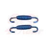 cafe 4 racer - 2x Exhaust Muffler Springs 6.8cm blue - Cafe4Racer Accessories 