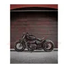 cafe 4 racer - Triumph Bobber Speedmaster Saturn V  Exhaust System  Black v2 - Motone Triumph Bonneville 