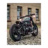 cafe 4 racer - Triumph Bonneville Exhaust  H-BOMB Bobber 1200 - Motone Triumph Bonneville 