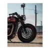 cafe 4 racer -  Defender MKII (Bobber) - Sump Guard - Black - Motone Triumph Bonneville 