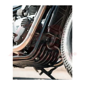 cafe 4 racer - Defender MKII (Bobber) - Ochranný kryt - Čierny - Motone Triumph Bonneville 