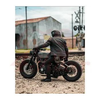 cafe 4 racer -  Triumph Bonneville Výfuk H-BOMB Bobber 1200 dB Killer Version - Motone Triumph Bonneville 