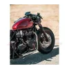 cafe 4 racer - Triumph Bonneville Výfuk H-BOMB Bobber 1200 verzia s dB Killerom - Motone Triumph Bonneville 