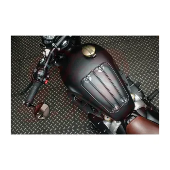 cafe 4 racer - Custom Petrol Tank - EFI - Raw Aluminium - Motone Triumph Bonneville 