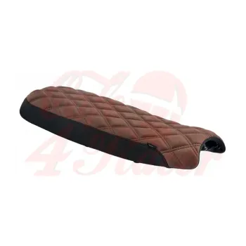 cafe 4 racer - Motone Bonneville Skinny Seat - The Mamba - Black & Tan for HINCKLEY BONNEVILLE T100/SE/SCRAMBLER/THRUXTON  - Motone Triumph Bonneville 