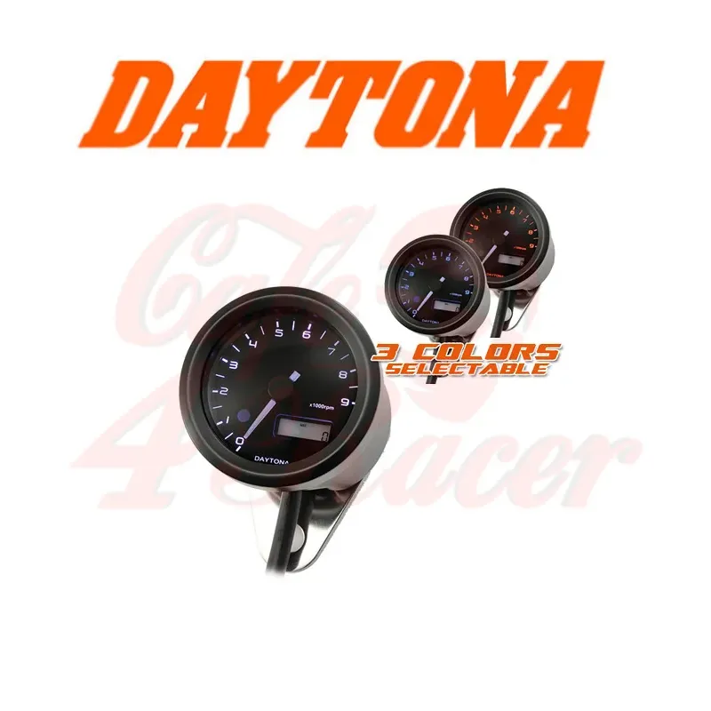 cafe 4 racer - DAYTONA digital tachometer VELONA 48mm  9000rpm - Daytona Digital speedometers 