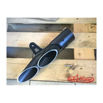 cafe 4 racer - TOCE replica black right side - Cafe4Racer Mufflers 