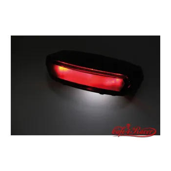 cafe 4 racer - SHIN YO LED zadní světlo LIGHT GUIDE, stříbrná matná, červená čočka - Shin Yo LED Zadní světla 