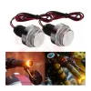 cafe 4 racer - 2PCS Motorcycle Handlebar LED Turn Signal Grip Bar End Lights silver CNC - Cafe4Racer Bar end indicators 
